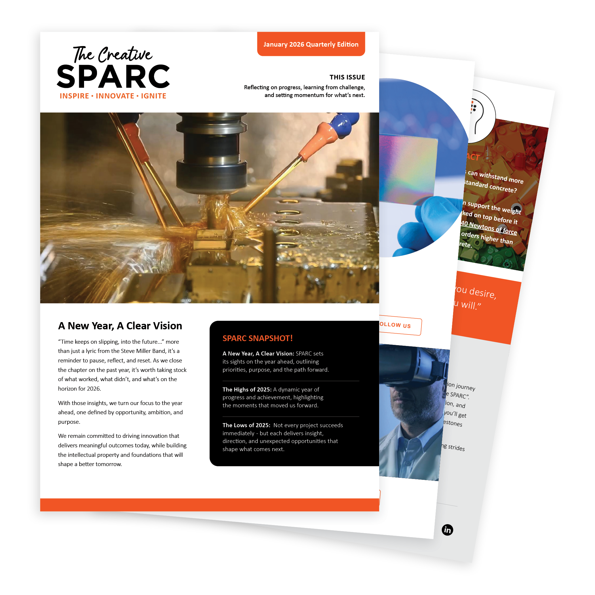 The Creative SPARC January 2026 Edition Brochure Fan