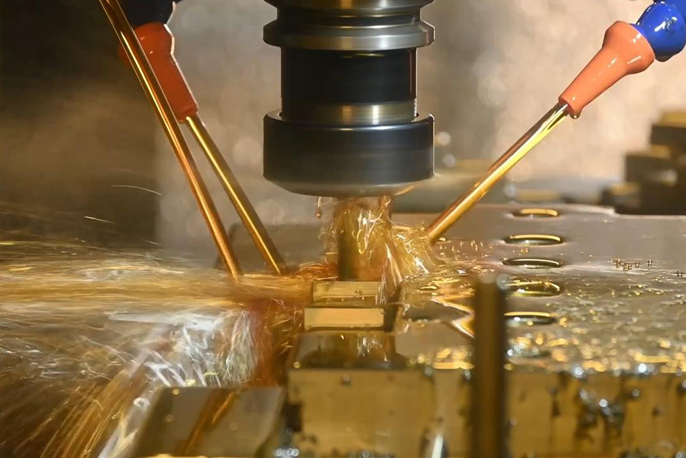 Milling machine oil coolant method